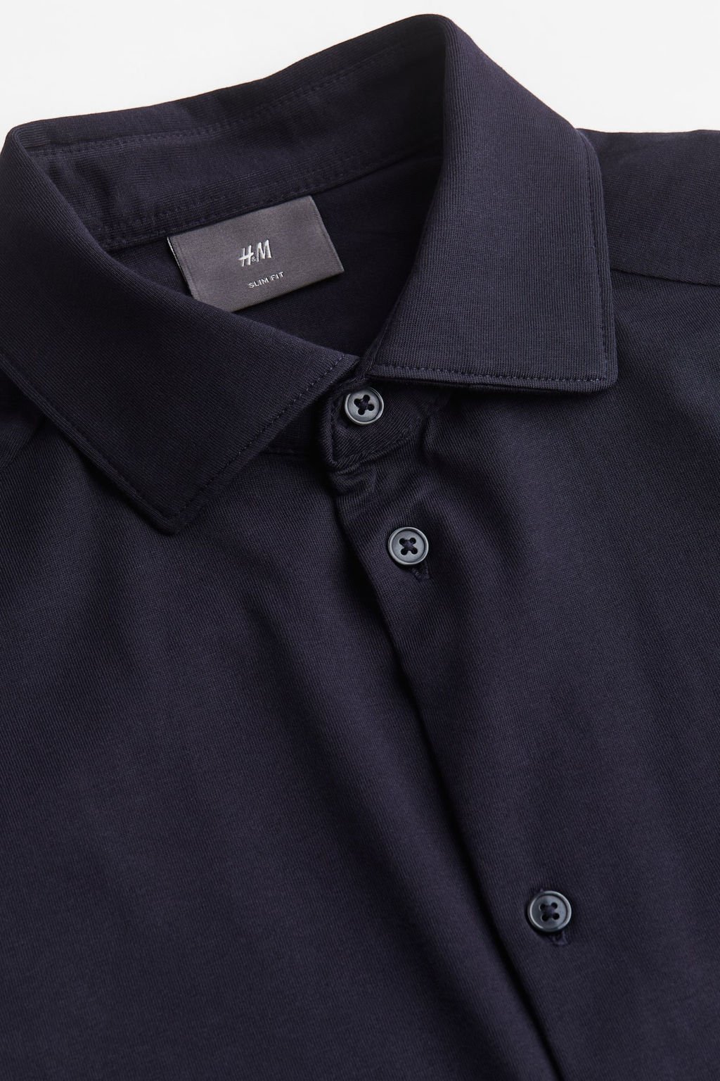 Camisa en algodon pima Slim Fit - H&m фото 5