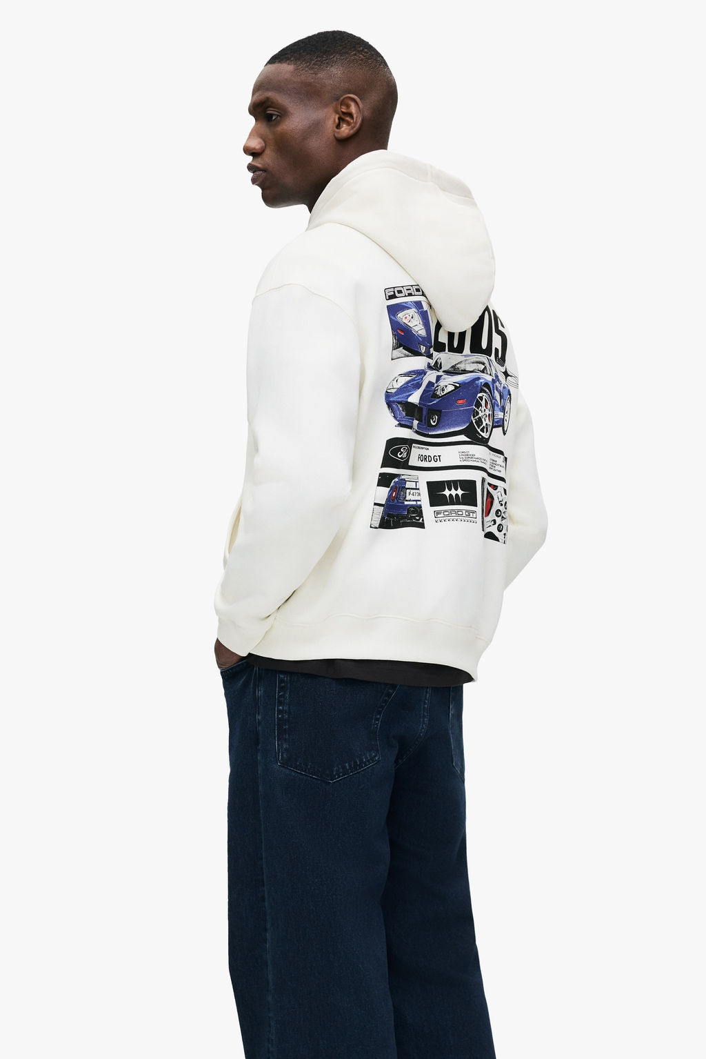 Sudadera con capucha y motivo Loose Fit - H&m фото 4