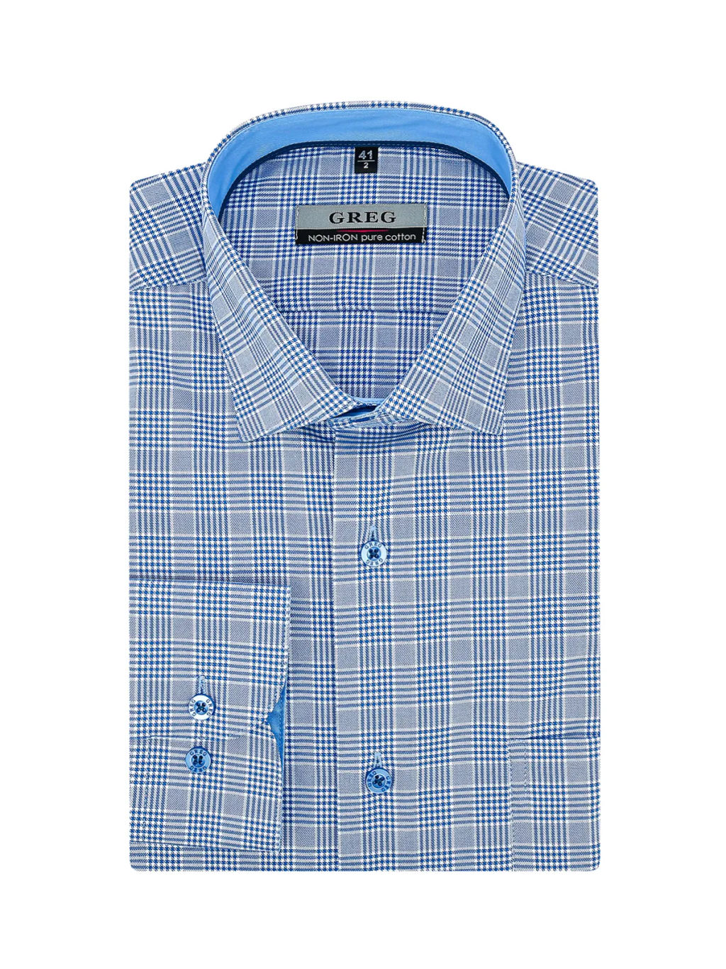 Сорочка мужская длинный рукав GREG 215/111/4561/1p фото 13