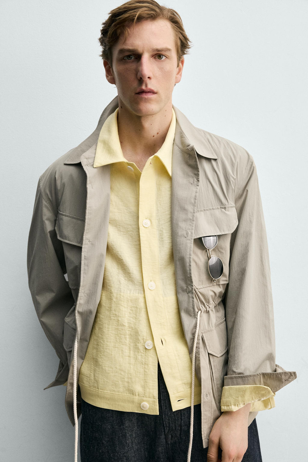PARKA T?CNICA LIGERA / Beige claro - Zara фото 5