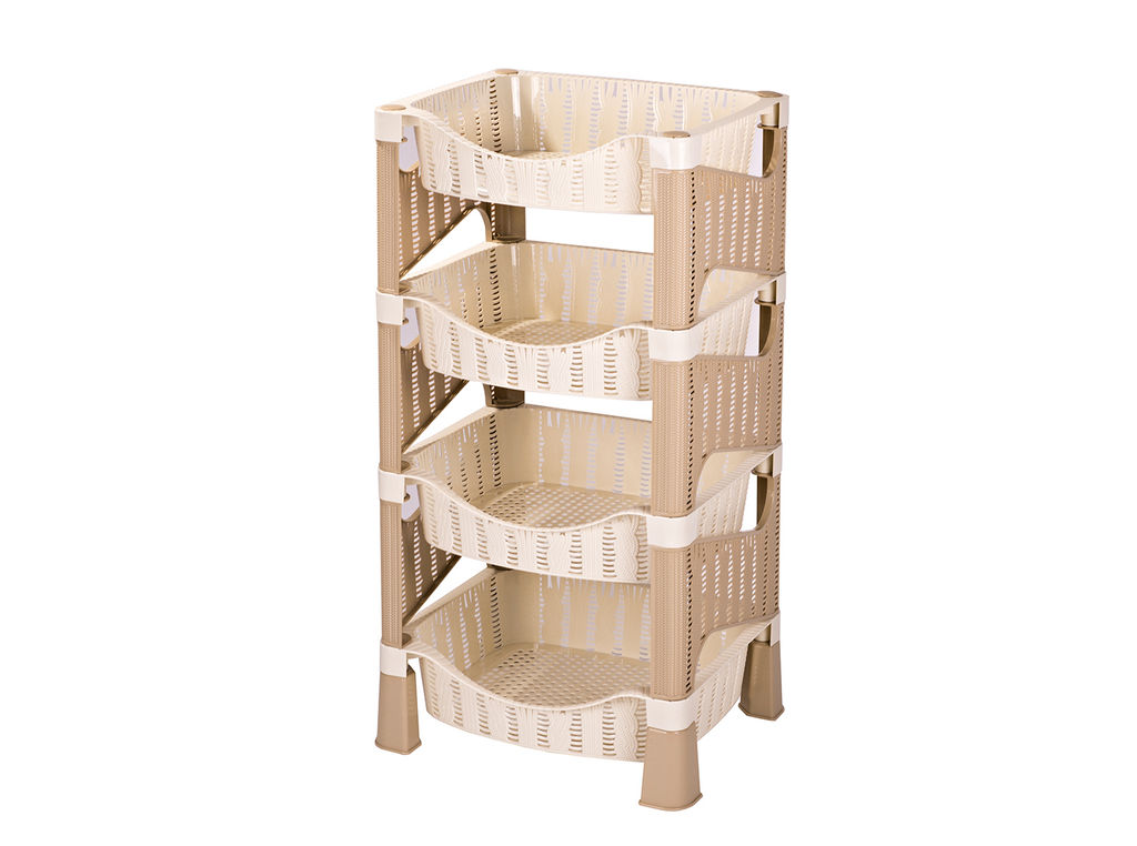 Этажерка универсальная 4-х секц. "Плетенка", арт. 442 ЭЛЬФ