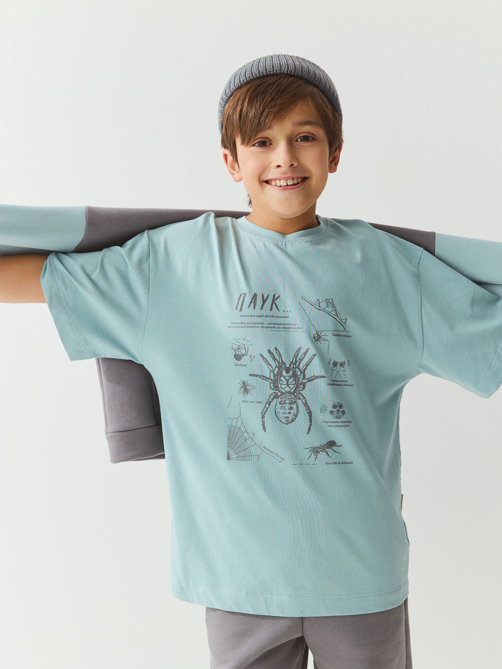 Футболка оверсайз Турмалин с принтом 7+ - Bungly фото 2