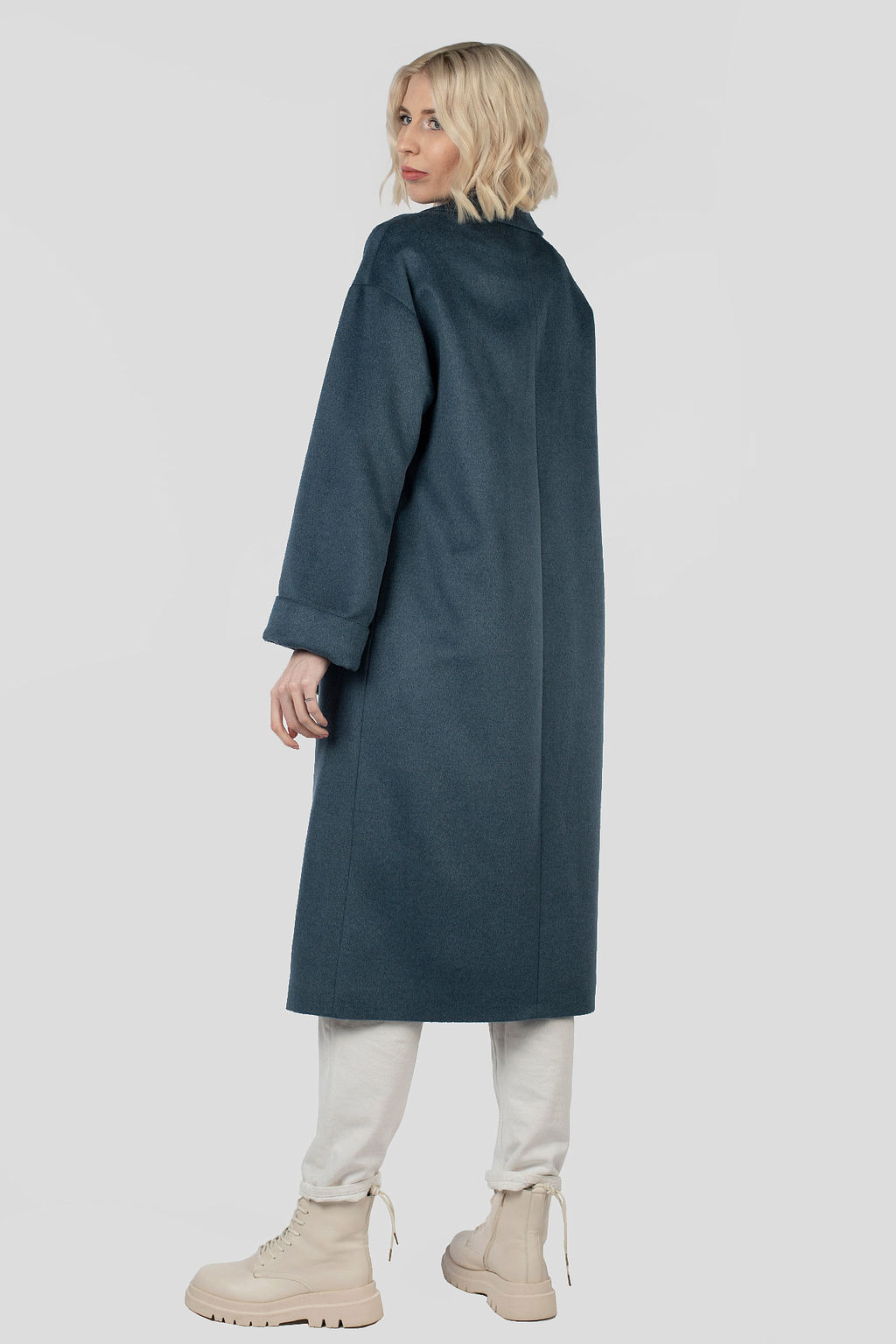 Пальто женское демисезонное (пояс) - El podio фото 4