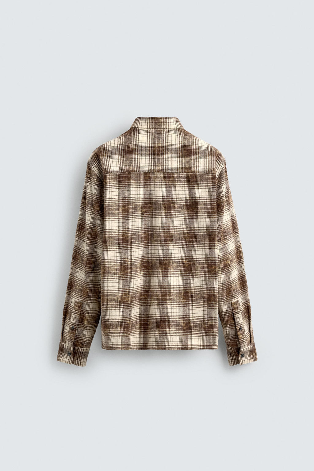 RELAXED FIT CHECK SHIRT - Zara фото 8
