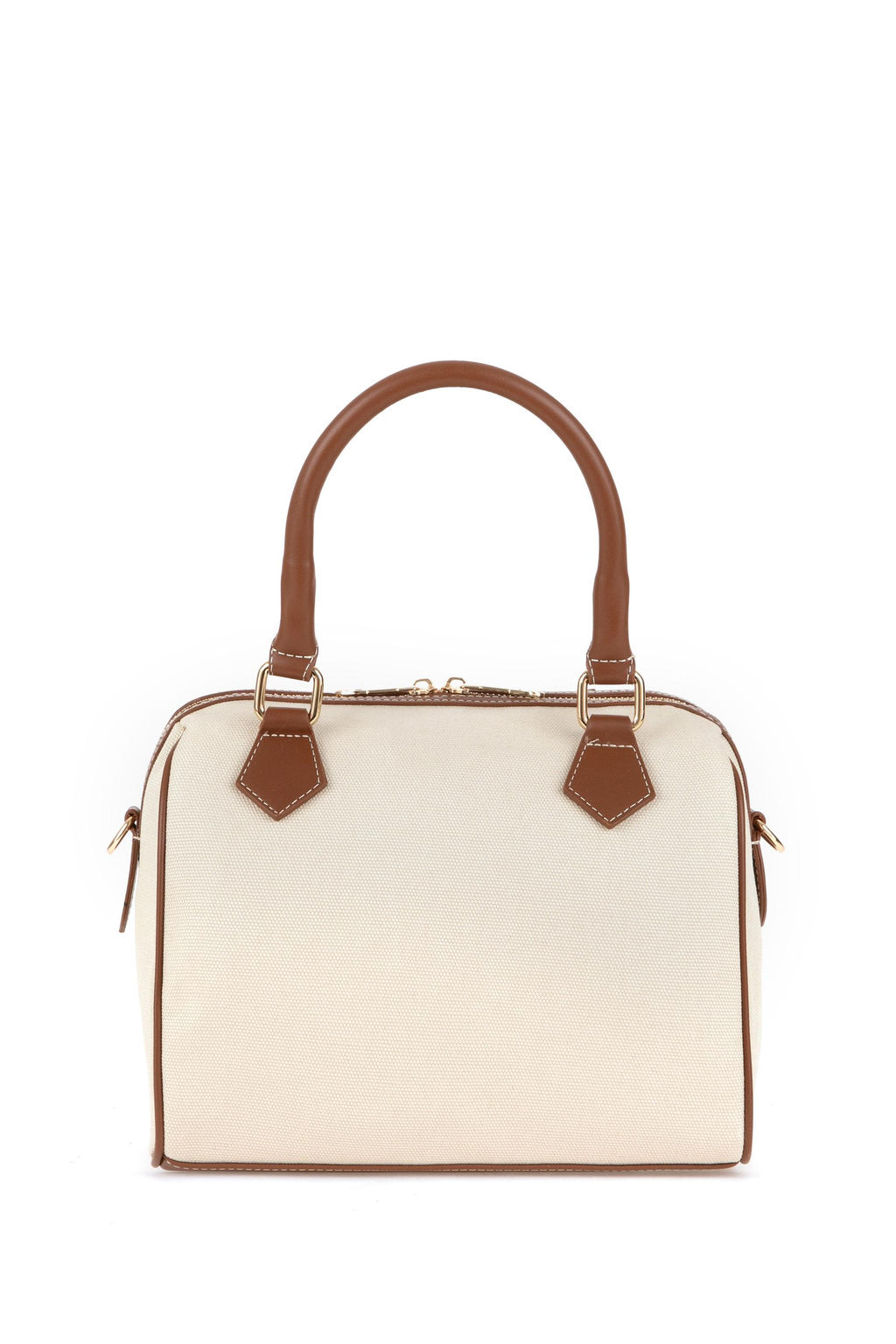 Женская сумка на плечо из плотной ткани кремового цвета Неожиданная скидка в корзине - U.s. polo assn фото 5