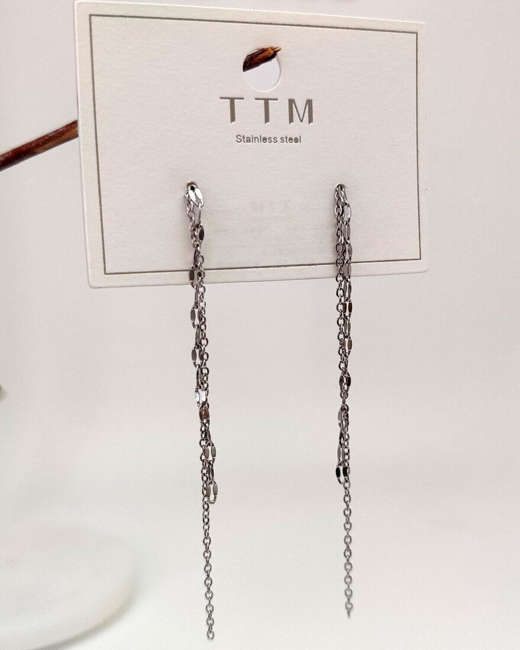 Серьги из стали