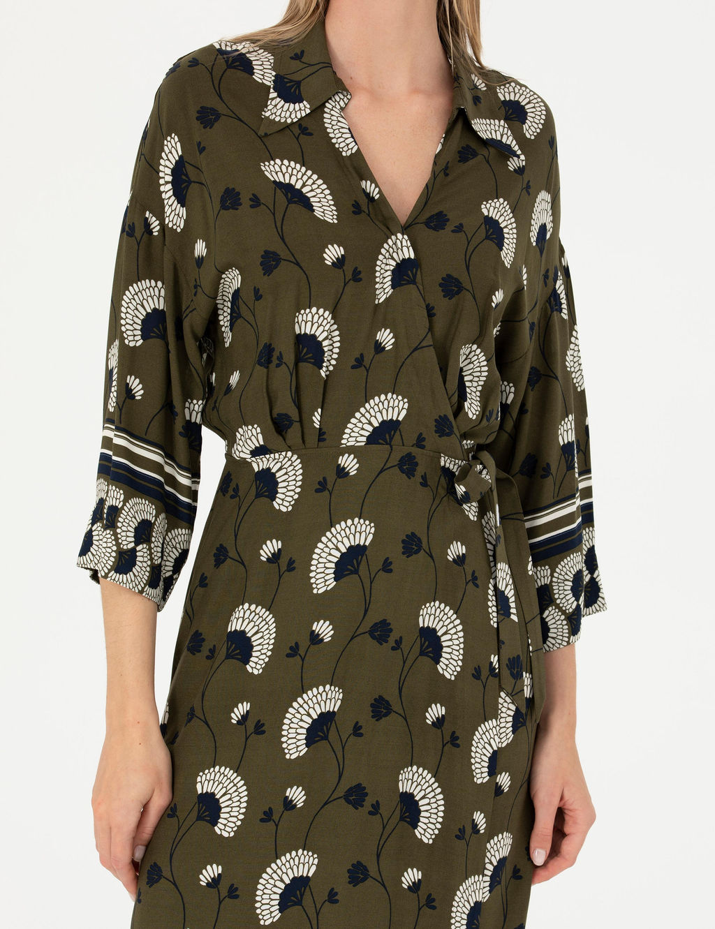 Kahverengi Comfort Fit Dokuma Elbise - Pierre cardin фото 6