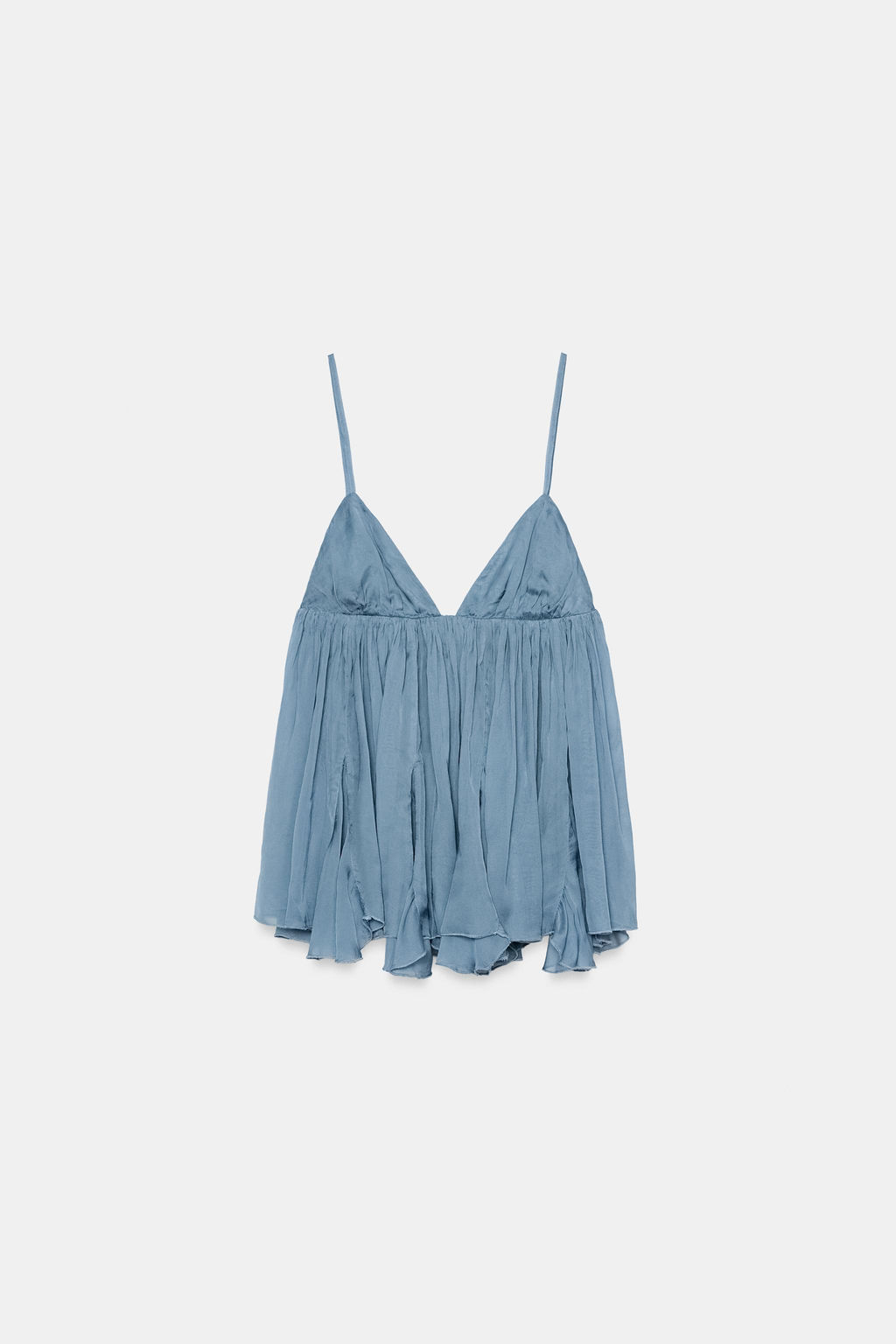 TOP TIRANTES FLU?DO / Azul