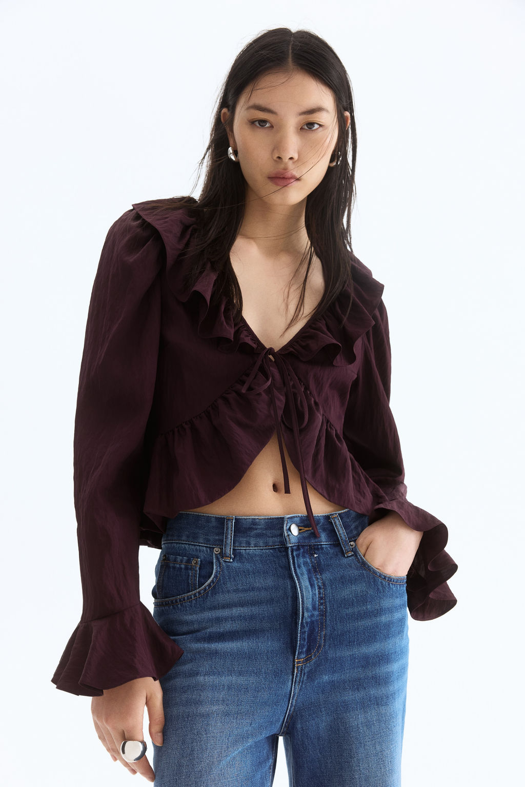 Blusa de volantes - H&m фото 2