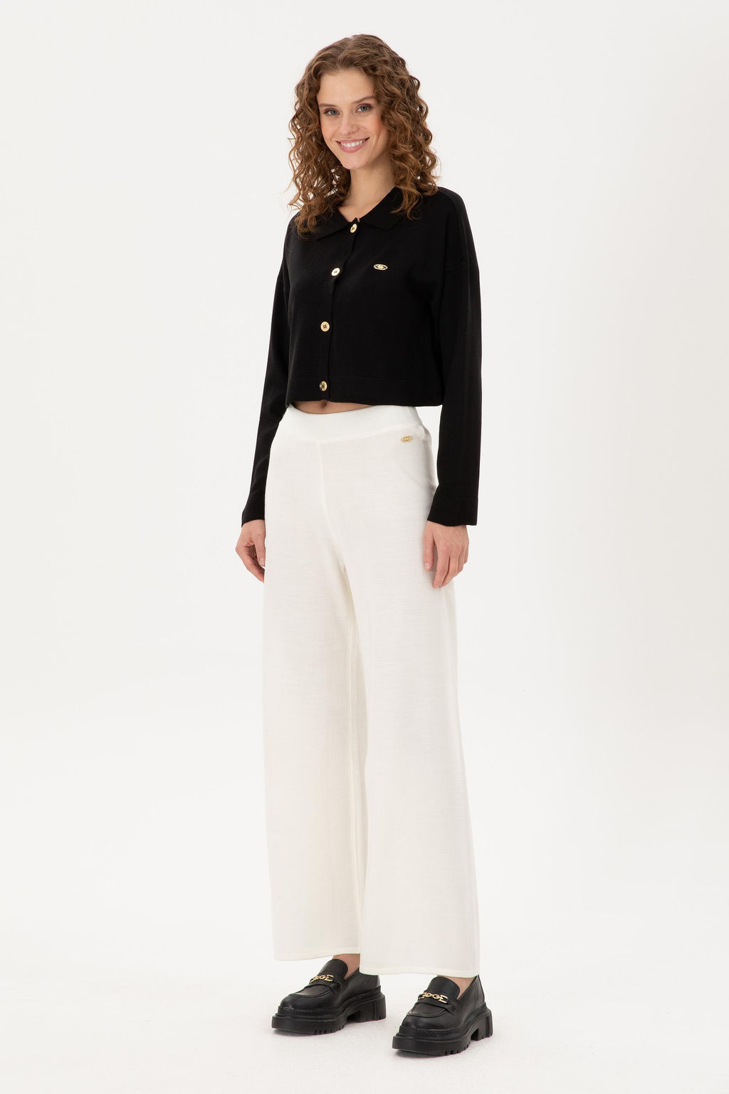 Женский черный трикотажный кардиган Неожиданная скидка в корзине - U.s. polo assn фото 4