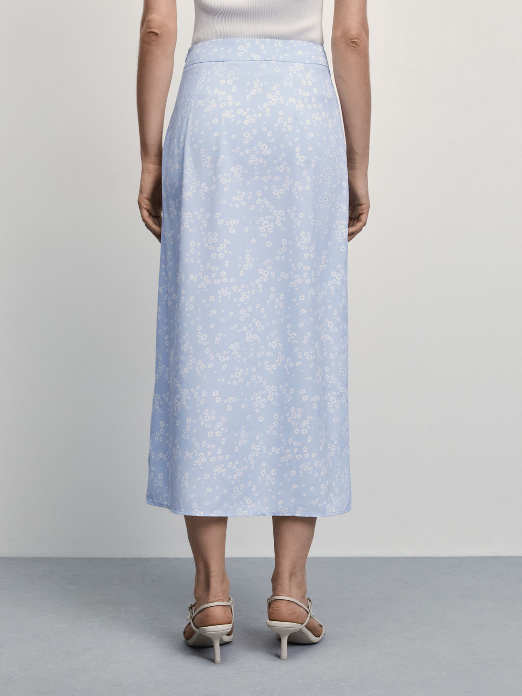 Юбка миди с разрезом / Zarina  фото 4