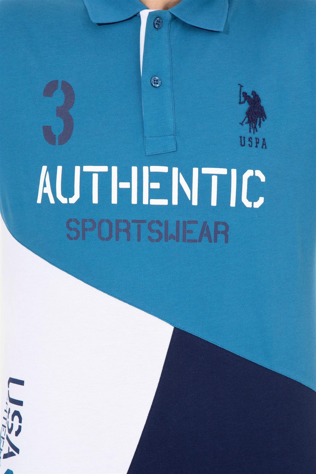 U. S. Polo Assn Мужская футболка-поло Petrol - U.s. polo assn фото 13