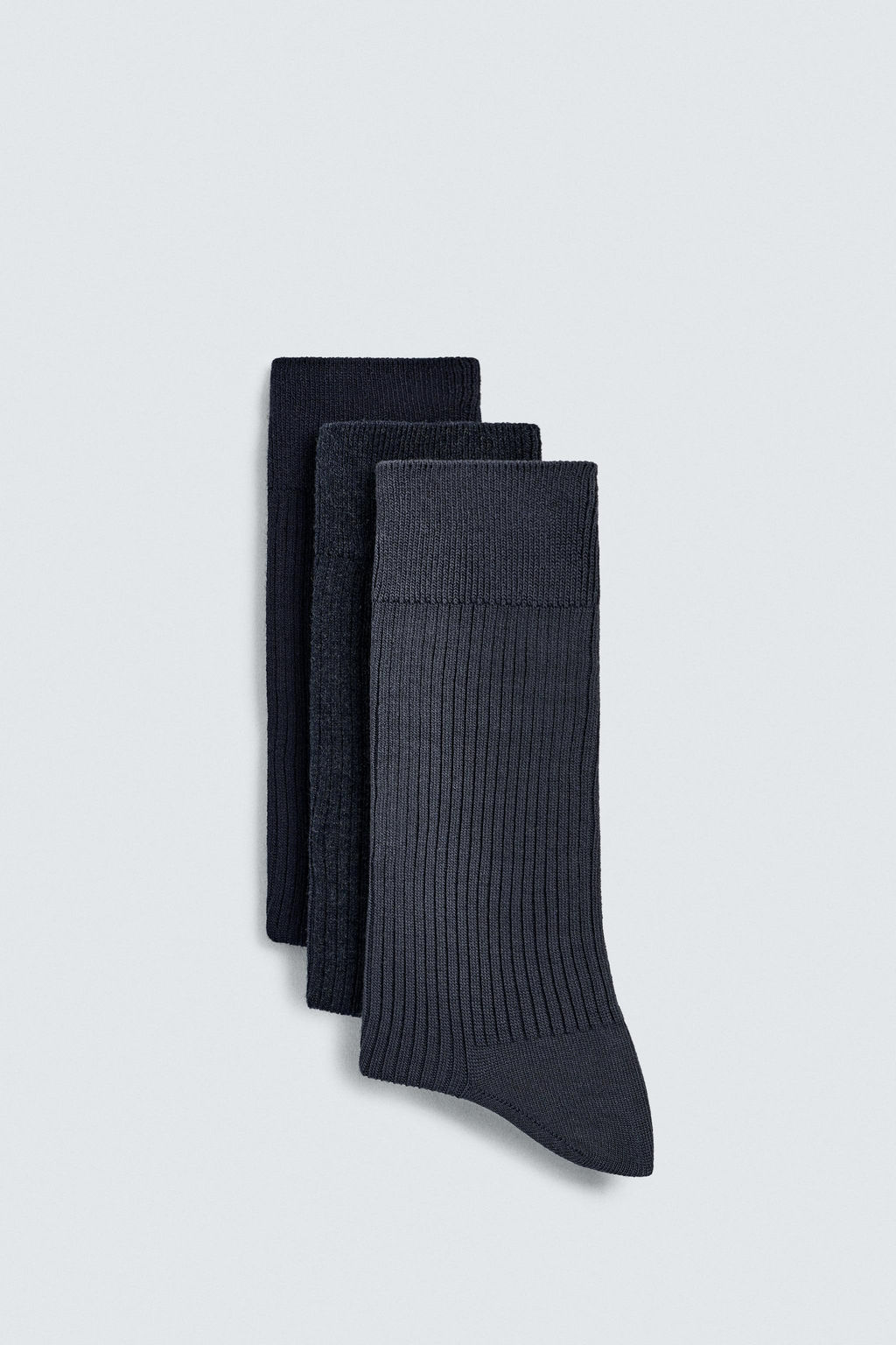 PACK OF 3 RIBBED SOCKS