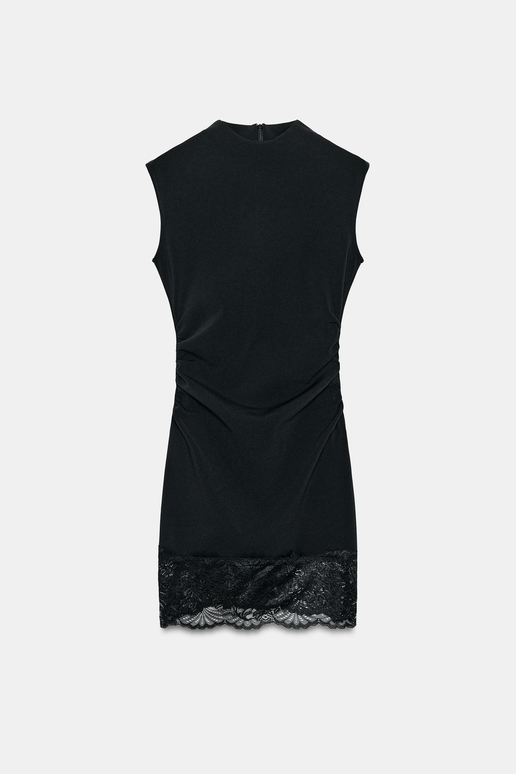 SHORT STRETCH LACE DRESS - Zara фото 8