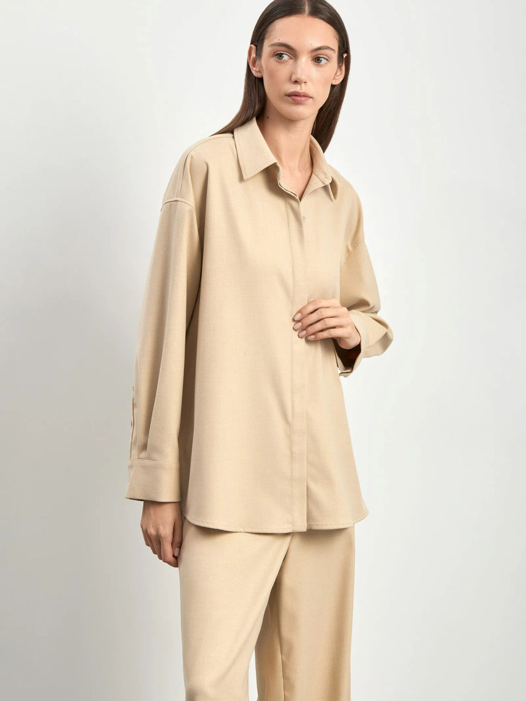 ЕМКА / Рубашка с высоким содержанием вискозы. - Emka фото 4