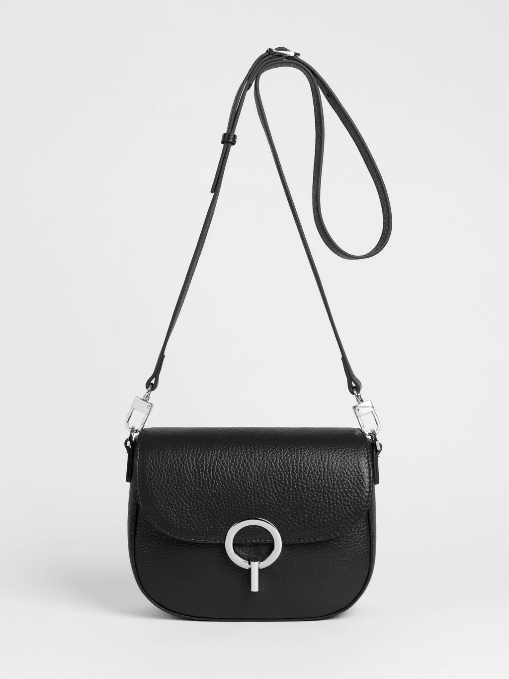 Женская кожаная сумка Richet 3292LN 376 Черный