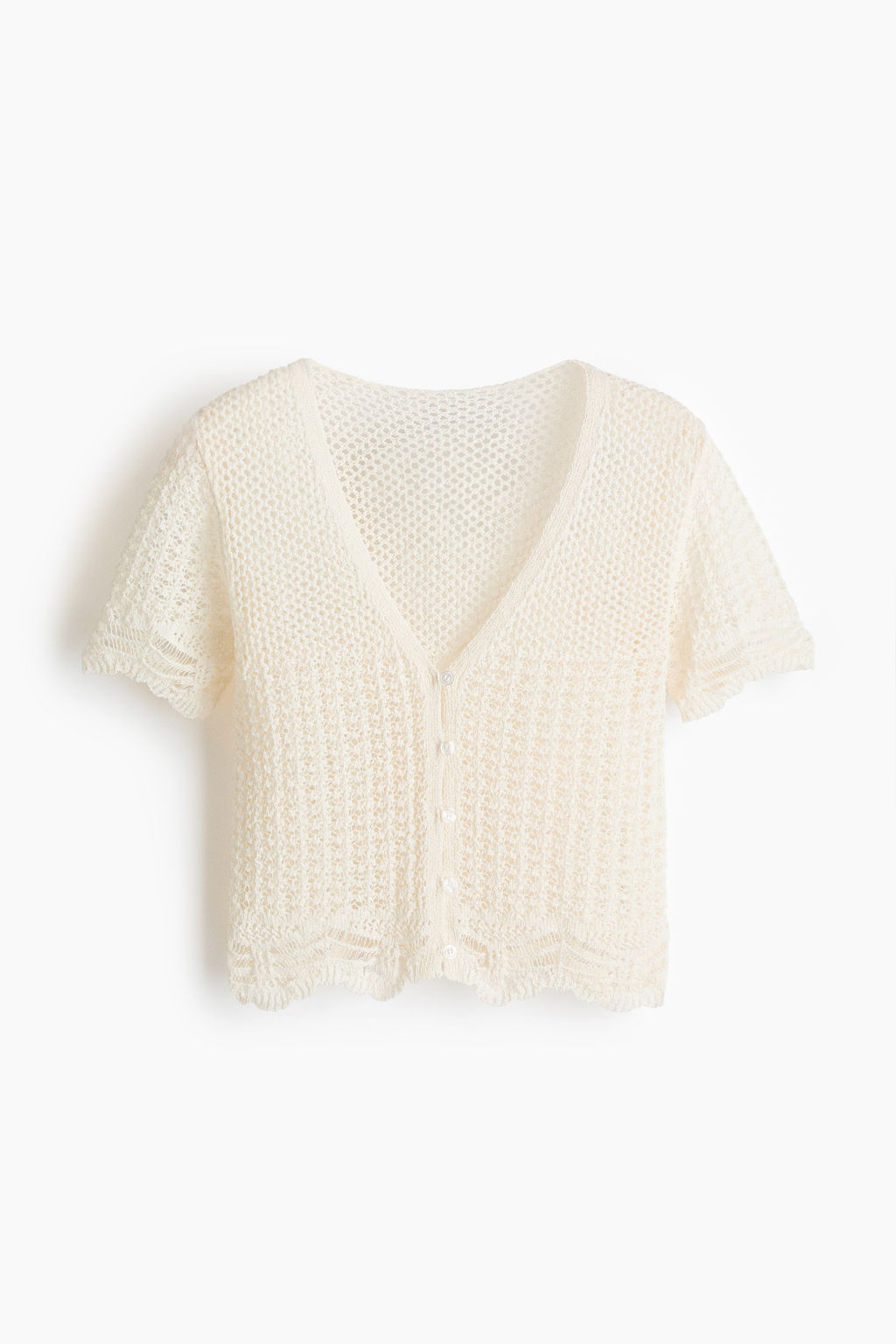 Top playero efecto crochet - H&m фото 6