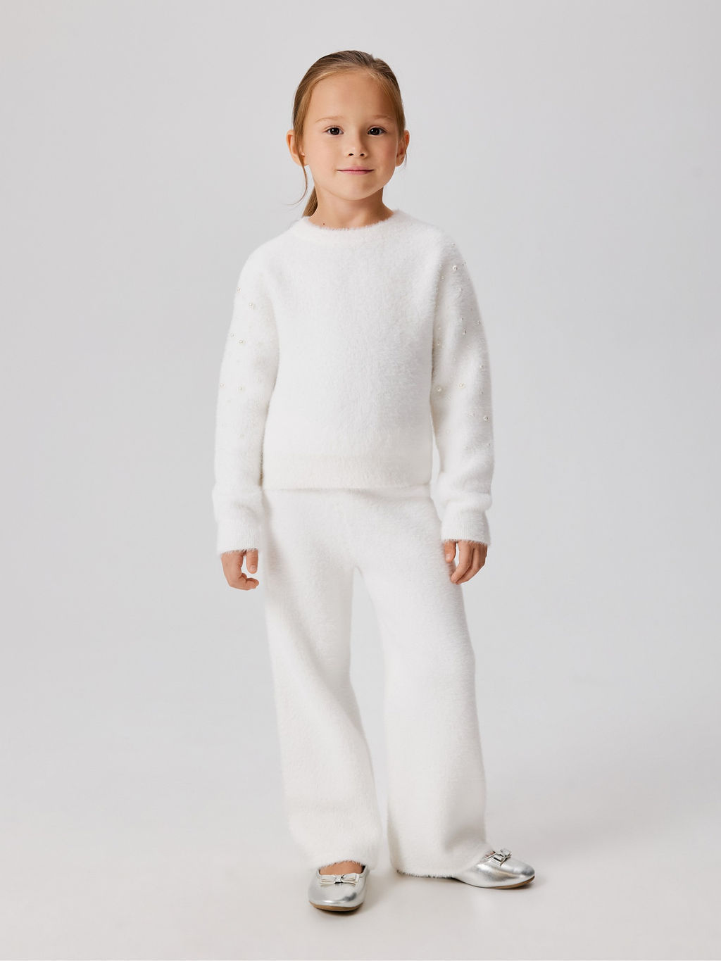 ACOOLA / Джемпер детский для девочек Lika белый фото 3