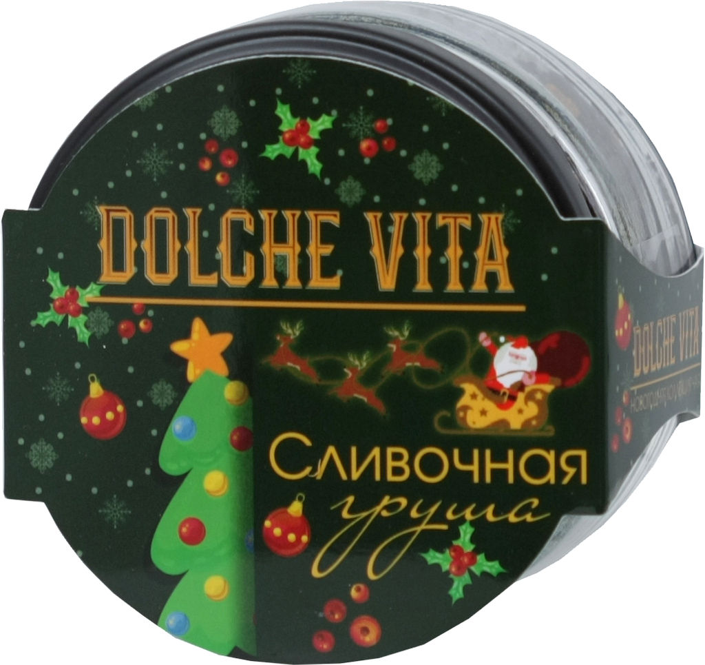 Dolche Vita. Новый год. Элитный. Сливочная груша 50 гр. стекл.банка