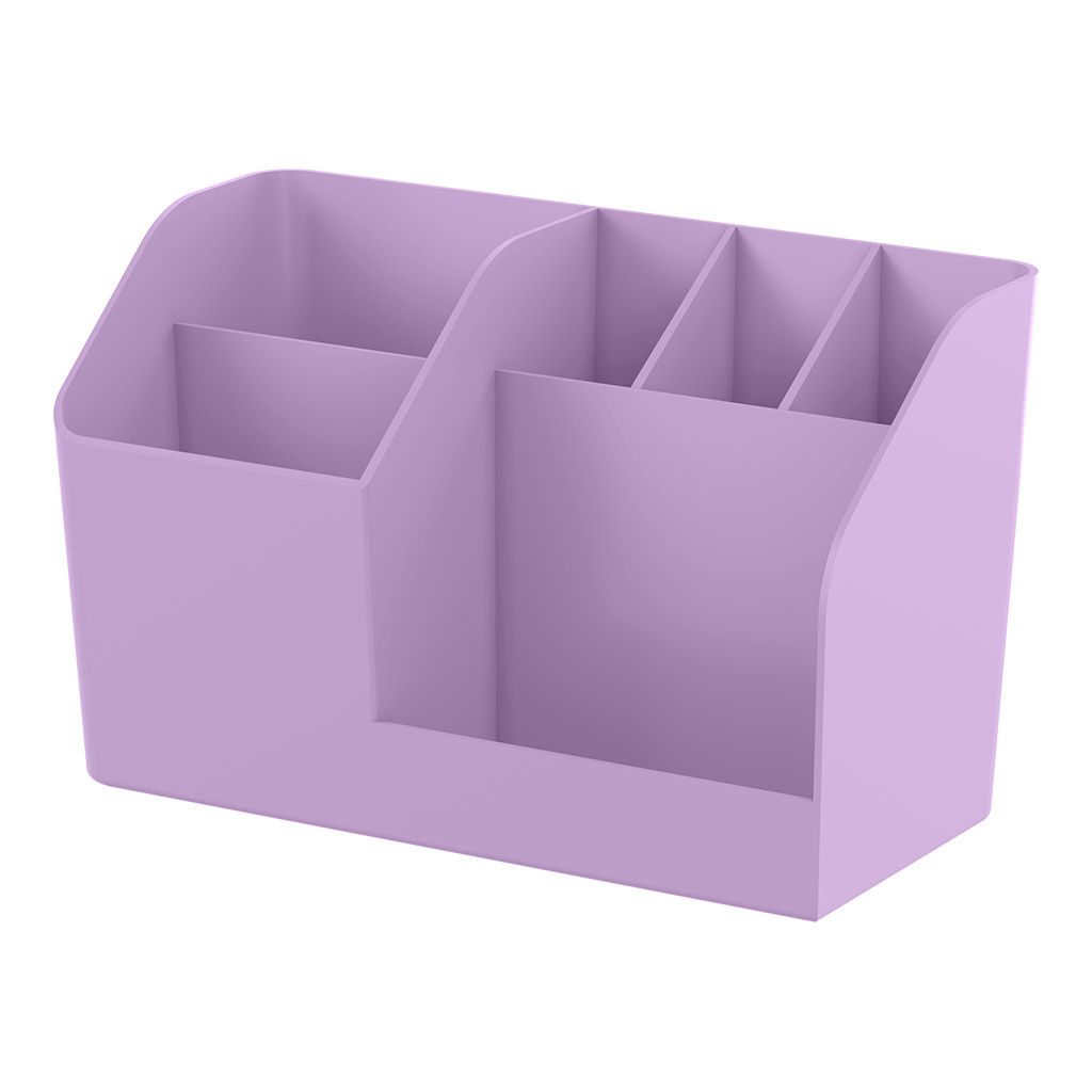 Цена за 1 шт. Подставка настольная пластиковая ErichKrause Submarine, Manga, фиолетовый