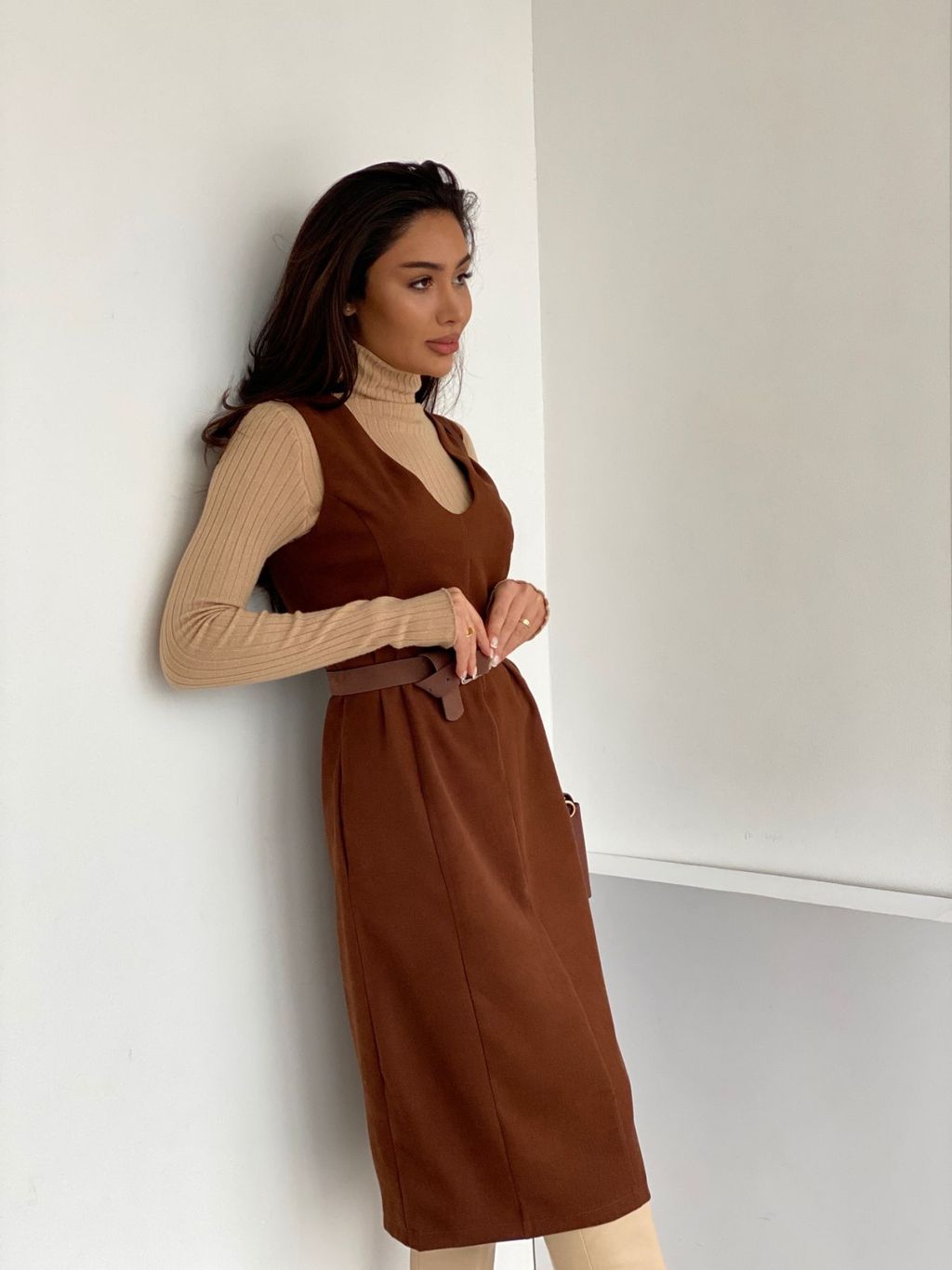 Сарафан базовый с разрезом - Martichelli фото 12