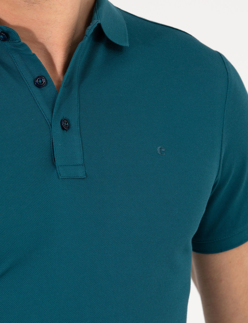 Z_mr_t Polo Yaka Slim Fit Basic Merserize T-shirt