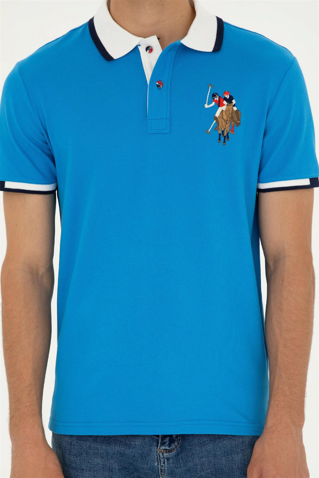 Мужская базовая футболка Saks - U.s. polo assn фото 6