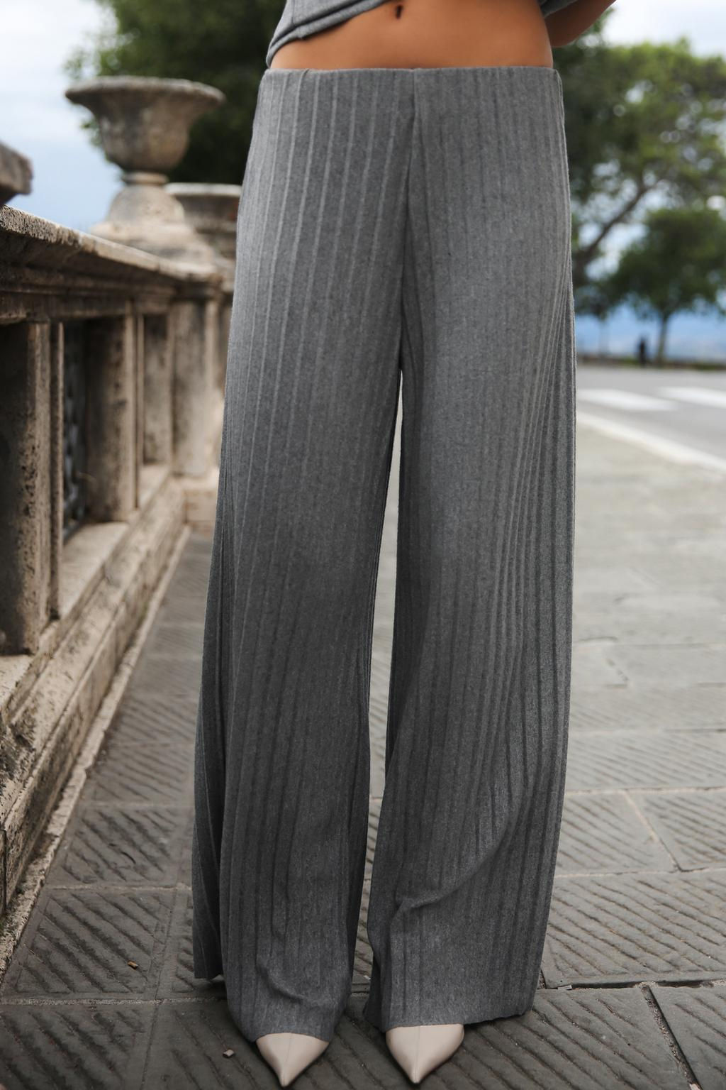 SOFT WIDE-LEG TROUSERS - Zara фото 2