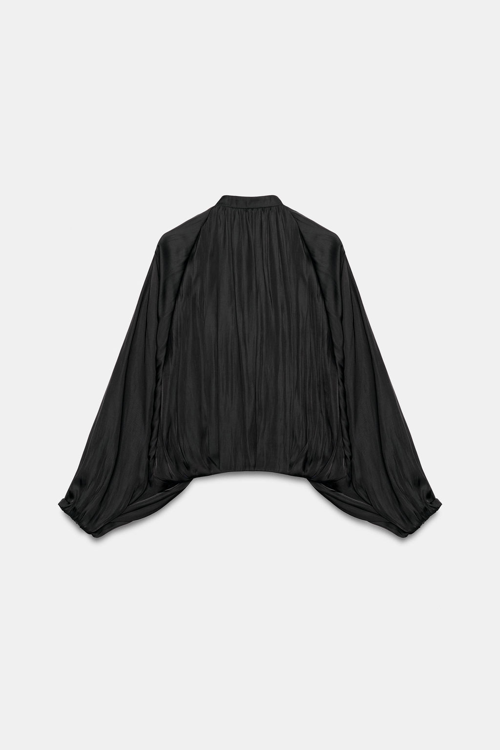 CHAQUETA BOMBER SATINADA / Negro - Zara фото 7