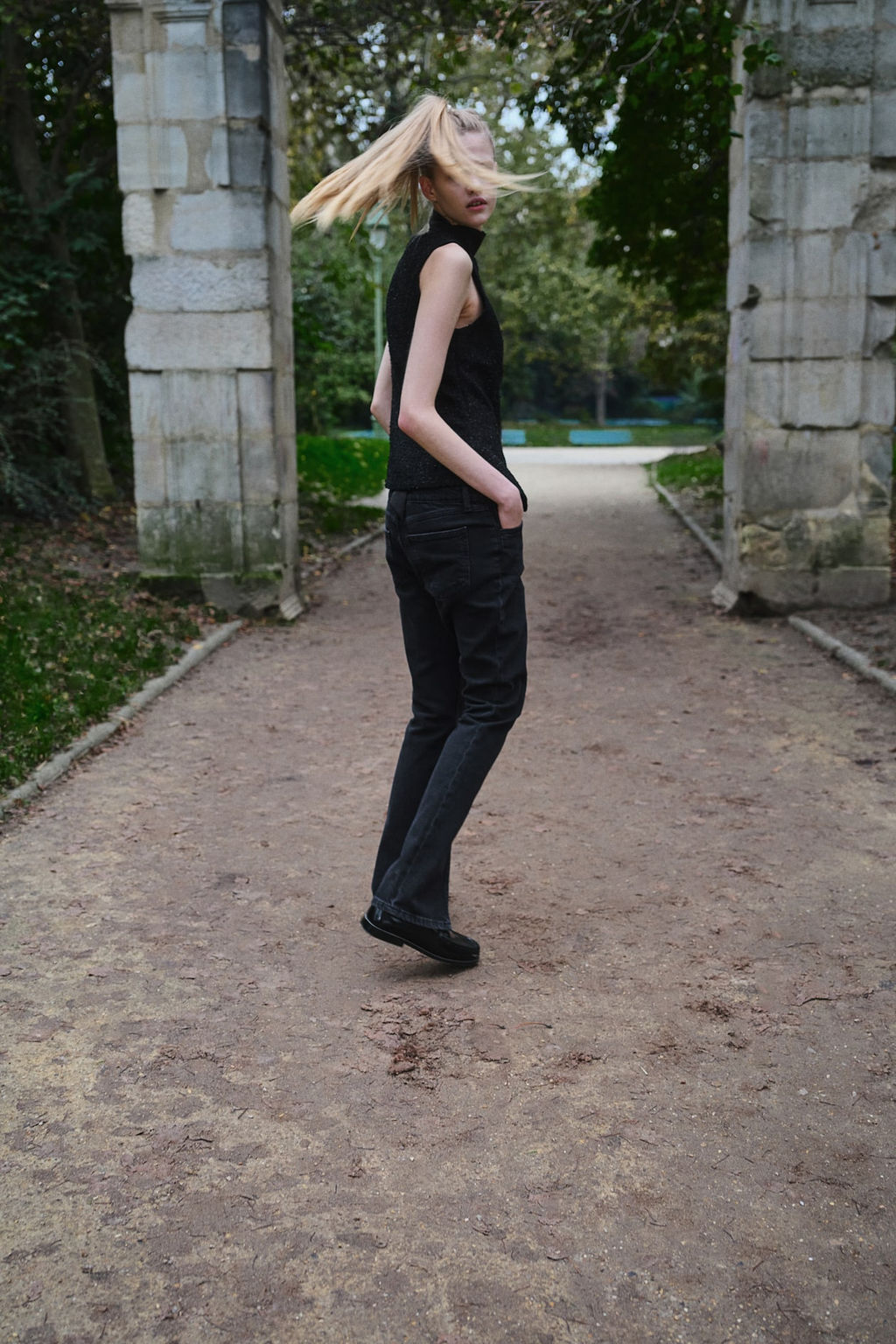 Slim Straight Regular Jeans - H&m фото 3