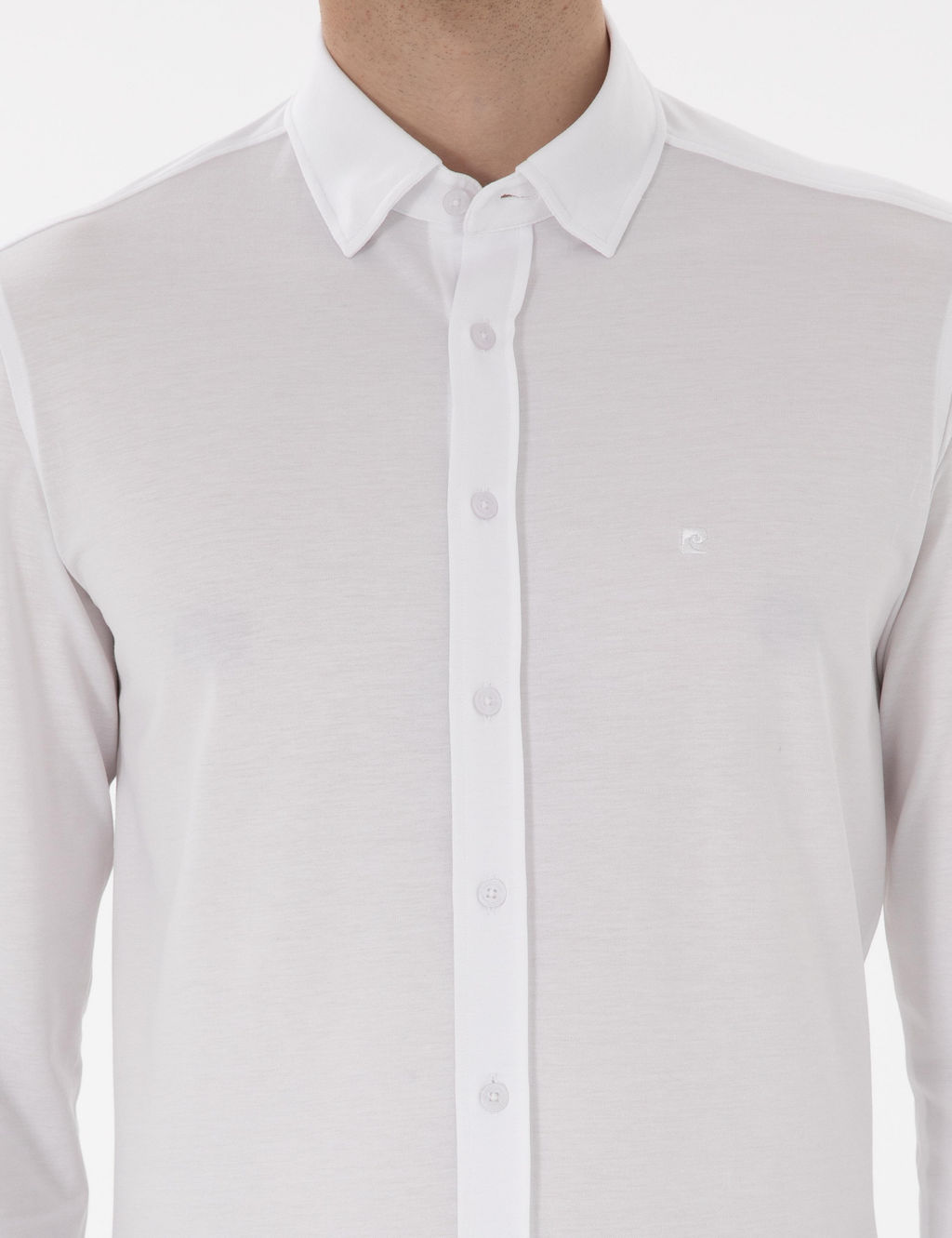 Beyaz Slim Fit Uzun Kollu G_mlek - Pierre cardin фото 6