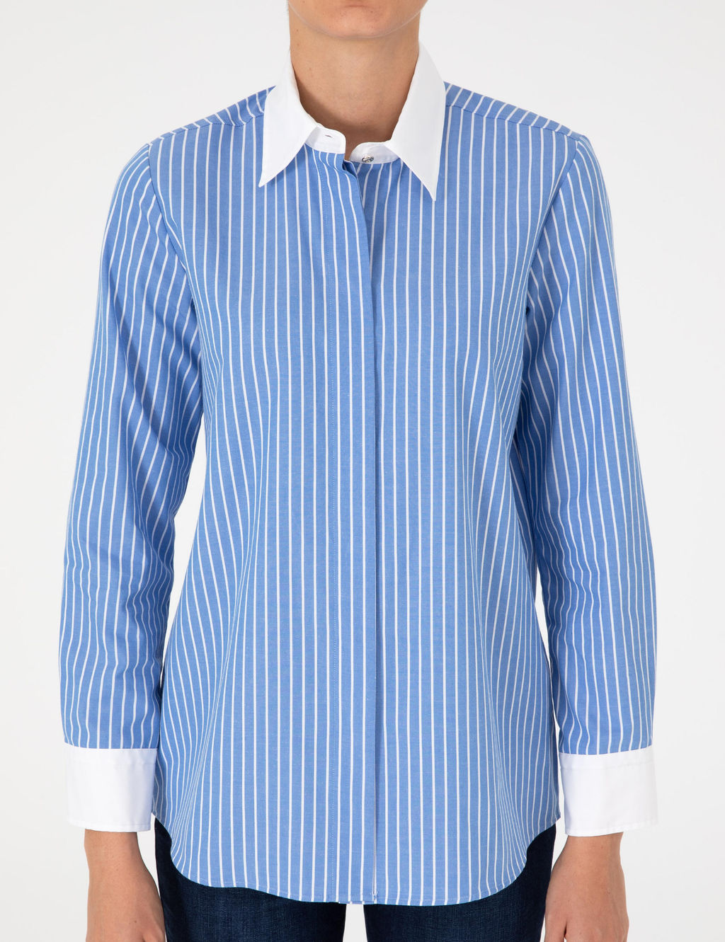 Mavi Comfort Fit Uzun Kollu G_mlek - Pierre cardin фото 6