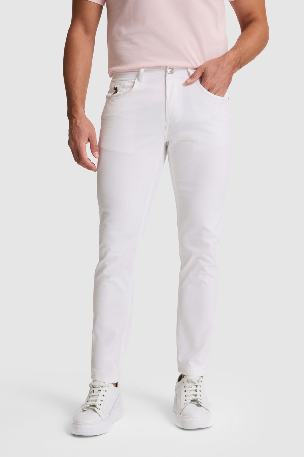 Erkek Beyaz Kanvas /Chino Pantolon - U.s. polo assn фото 4
