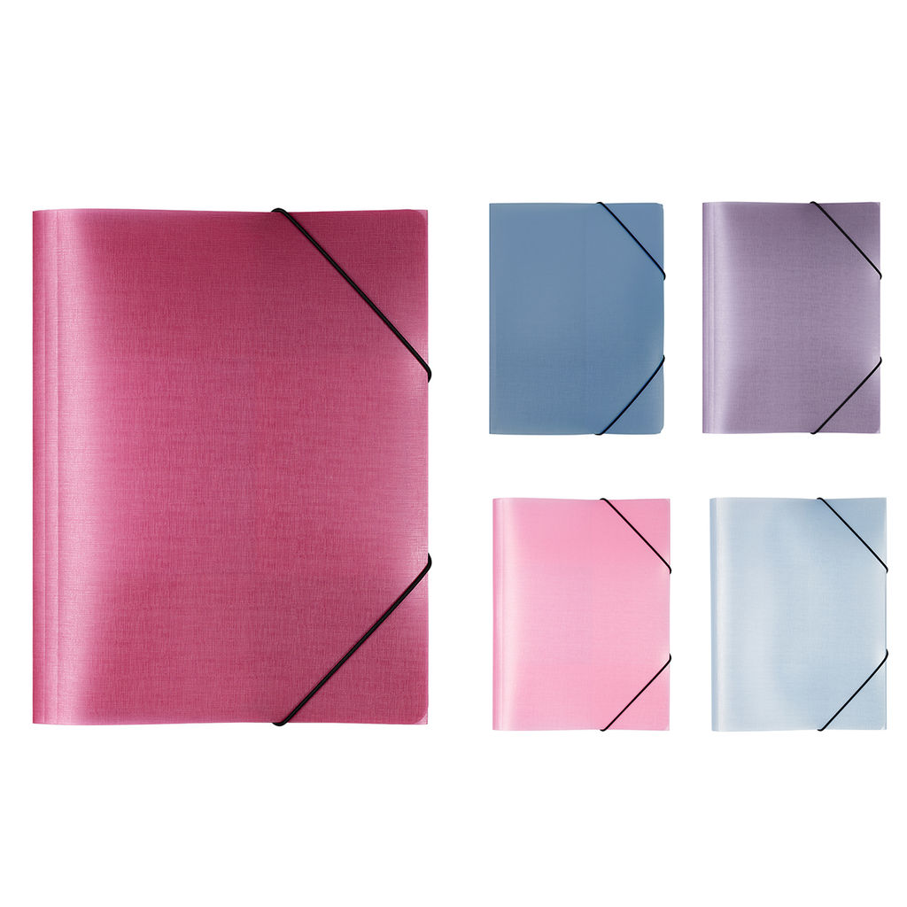 Expert Complete Trend ICEberries Папка на резинке A5 600 мкм 25 мм лён 1 шт. брусника EC210425070