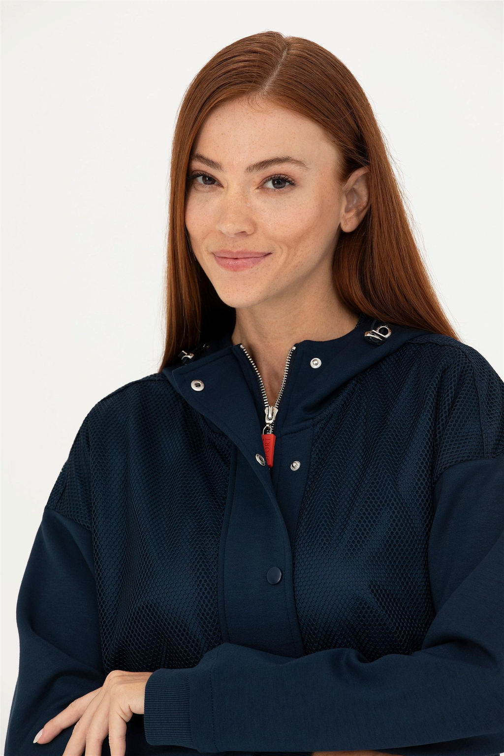 Женский темно-синий свитшот Неожиданная скидка в корзине - U.s. polo assn фото 2