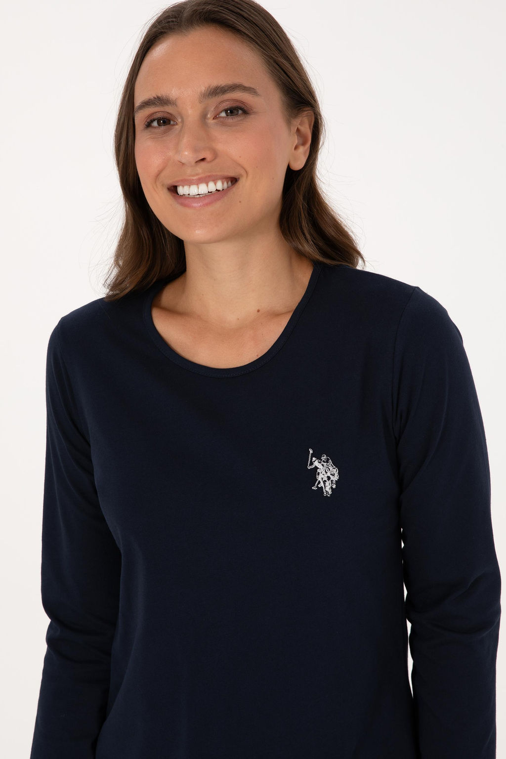 Kad_n Lacivert Pijama Tak_m_ Sepette S_rpriz _ndirim - U.s. polo assn фото 2