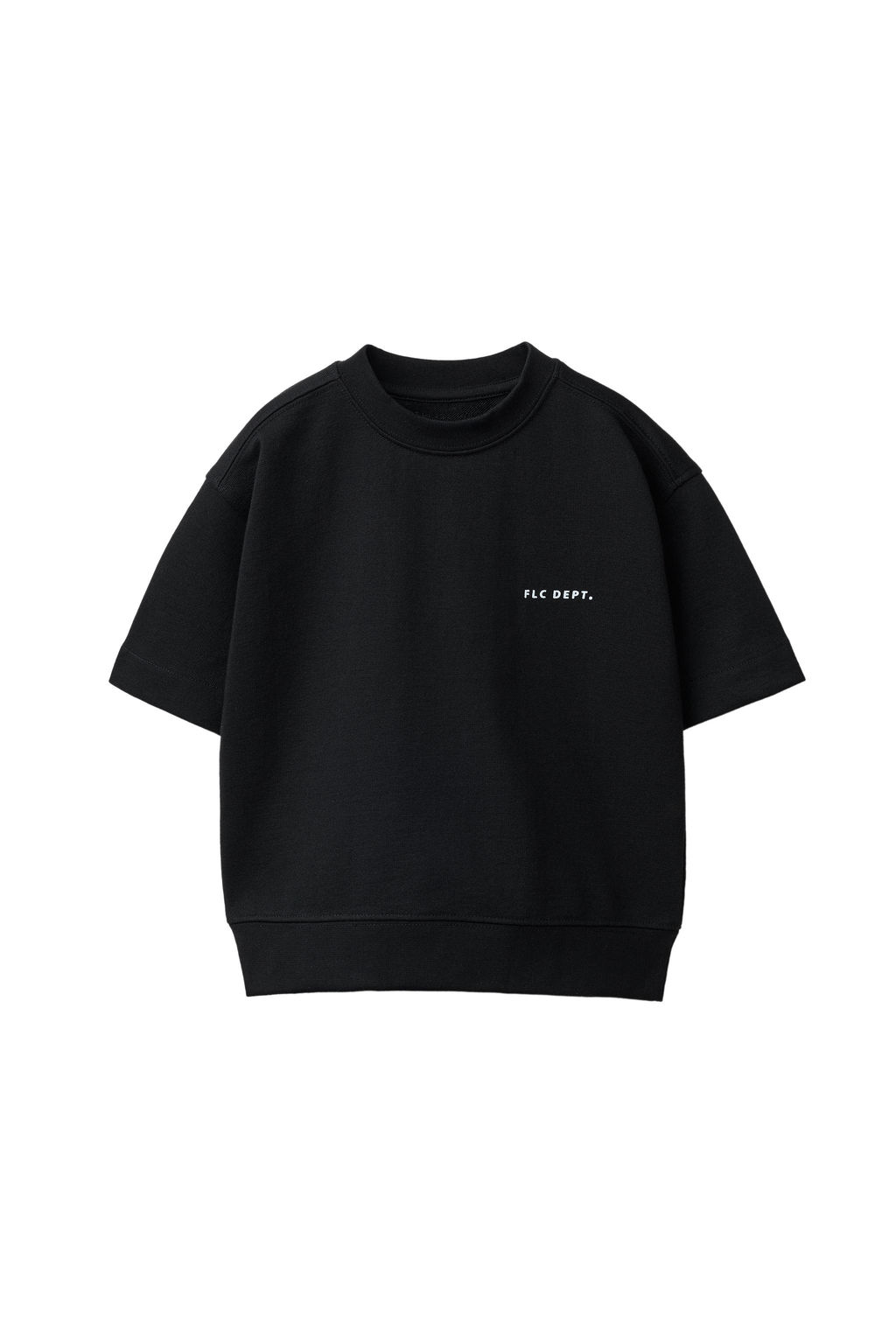 SUDADERA MANGA CORTA TEXTO RELIEVE / Negro - Zara фото 6