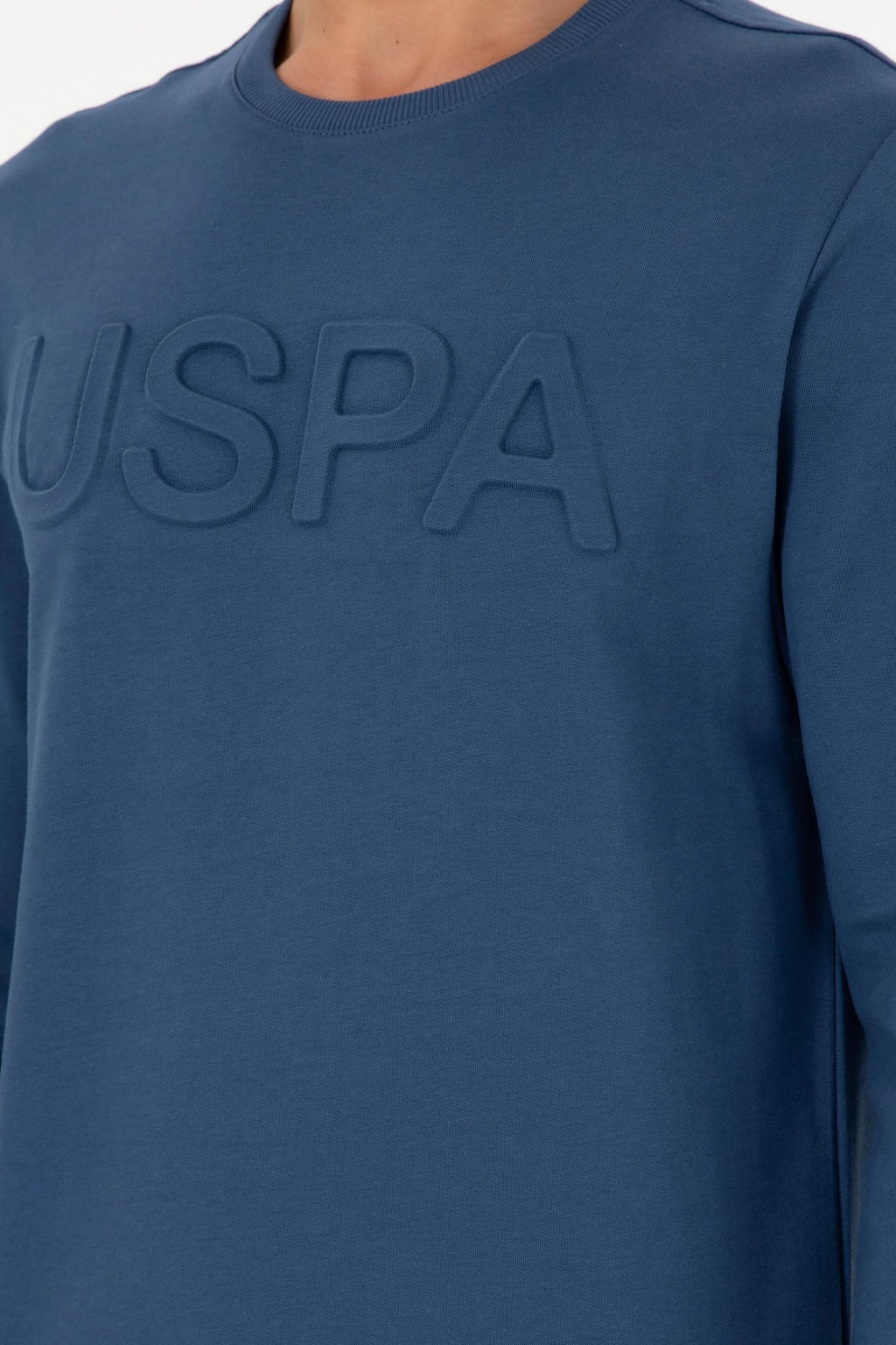 Мужской базовый свитшот цвета индиго Неожиданная скидка в корзине - U.s. polo assn фото 7