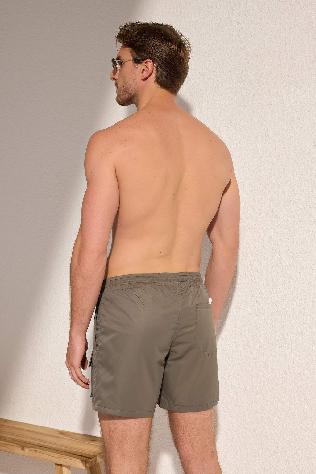 TRENDYOL MAN Haki Standart Fit Kargo Cepli Deniz Sortu TMNSS25DS00009 - Trendyolmilla фото 4