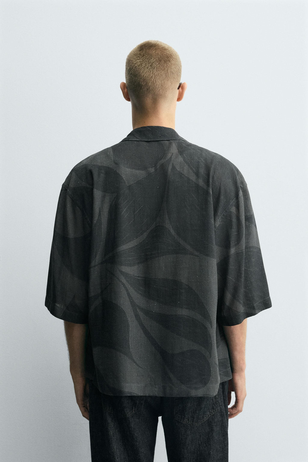 VISCOSE/LINEN SHIRT - Zara фото 3