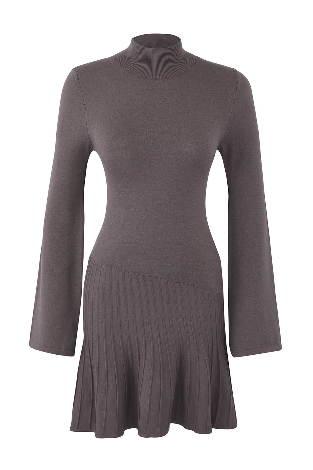 Limited Edition Antrasit Premium Iplik/Ozel Iplik K?sa / Mini Triko Elbise TWOAW26EL00104 - Trendyolmilla фото 9