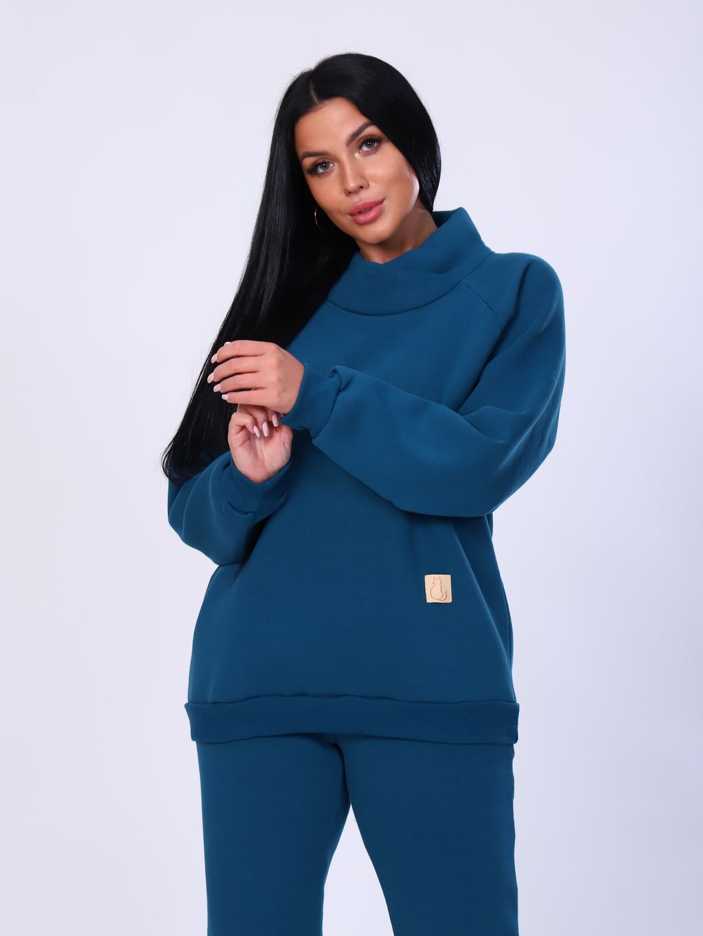 М343 Костюм Олимпия без капюшона (изумруд) - Иванушка-трикотаж фото 6