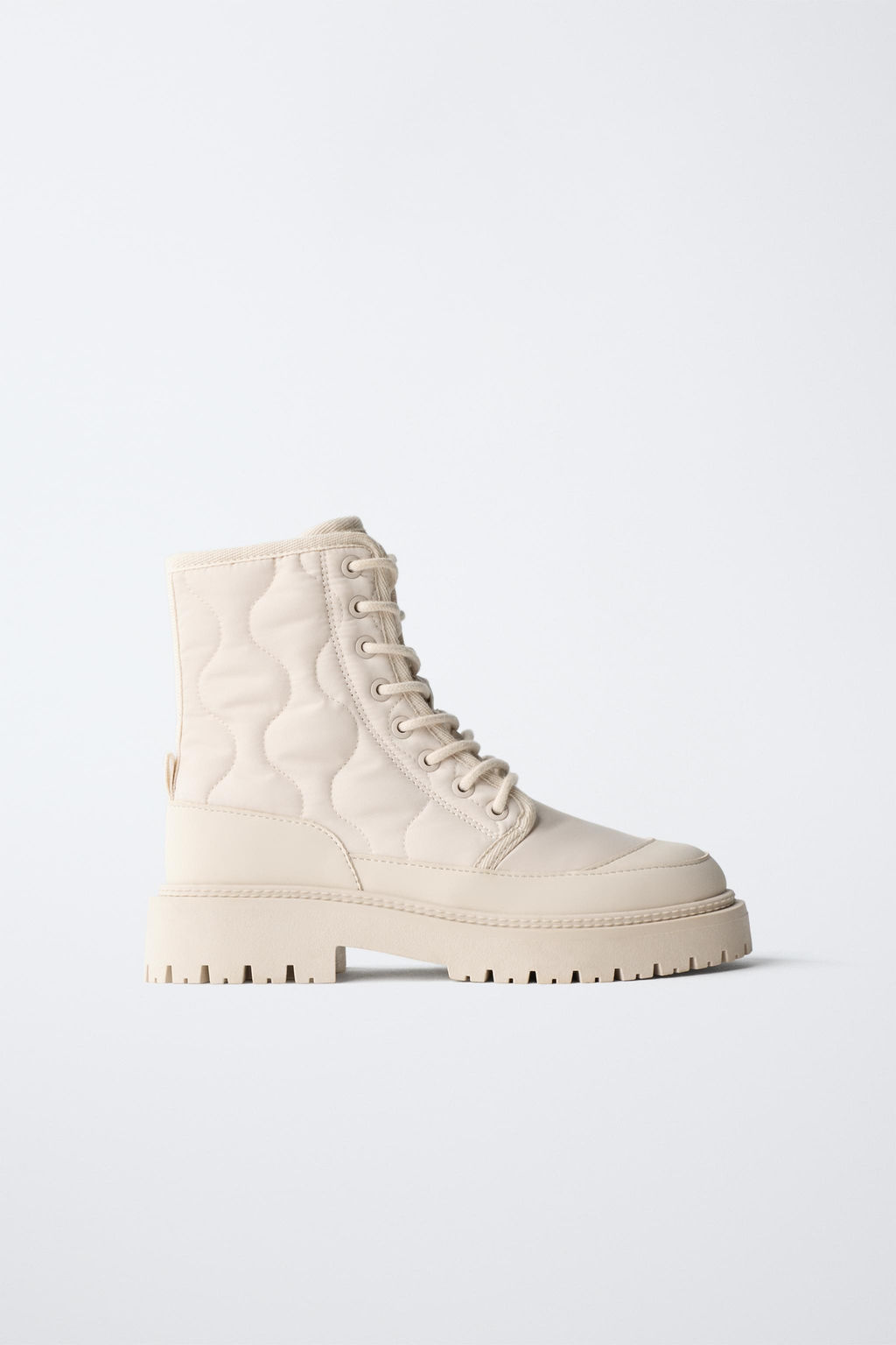 QUILTED ANKLE BOOTS