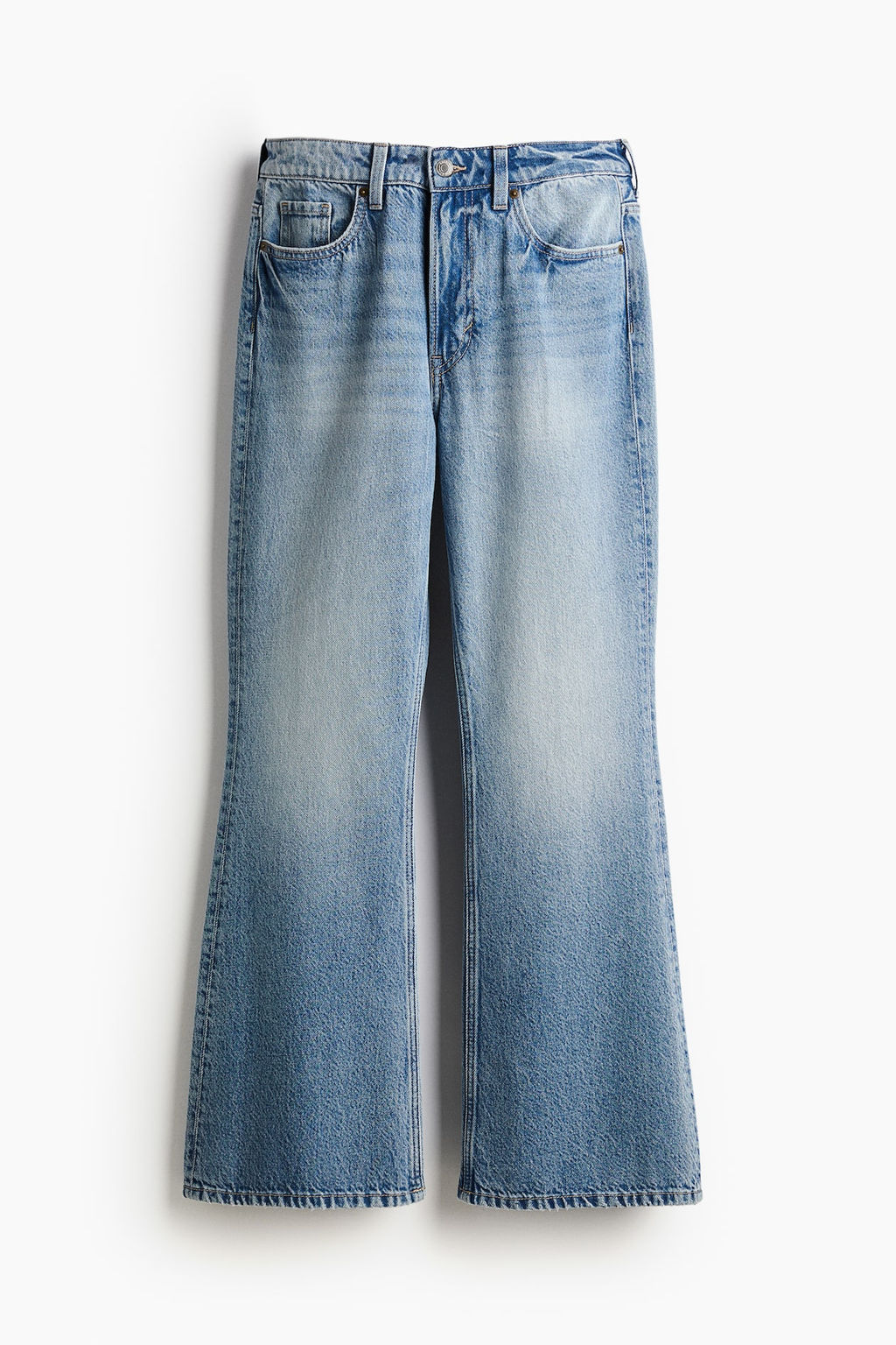 Baggy Bootcut Regular Jeans - H&m фото 7