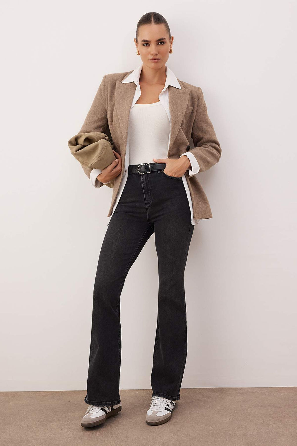 Mavi Yuksek Bel Ispanyol Paca Flare Jeans TWOAW26JE00095 - Trendyolmilla фото 7