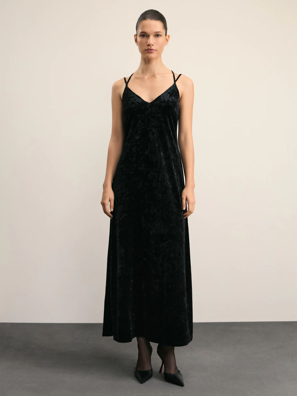 Платье миди с открытыми плечами / Zarina  фото 5