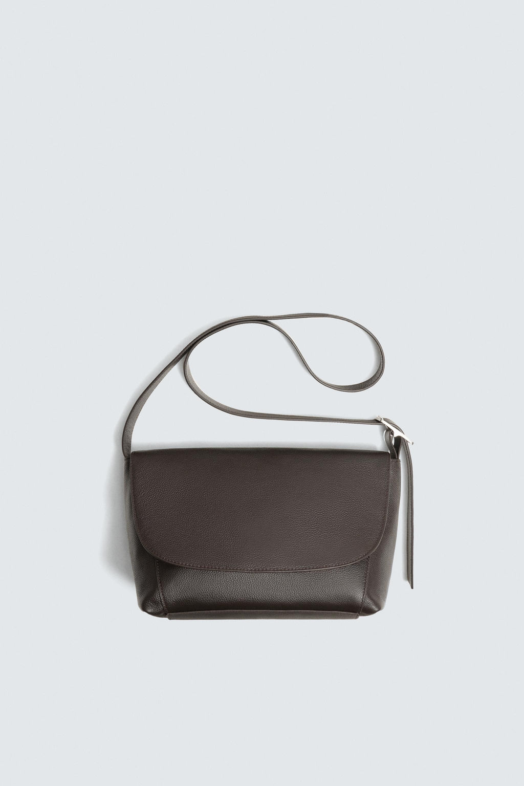 LEATHER CROSSBODY BAG - Zara фото 3