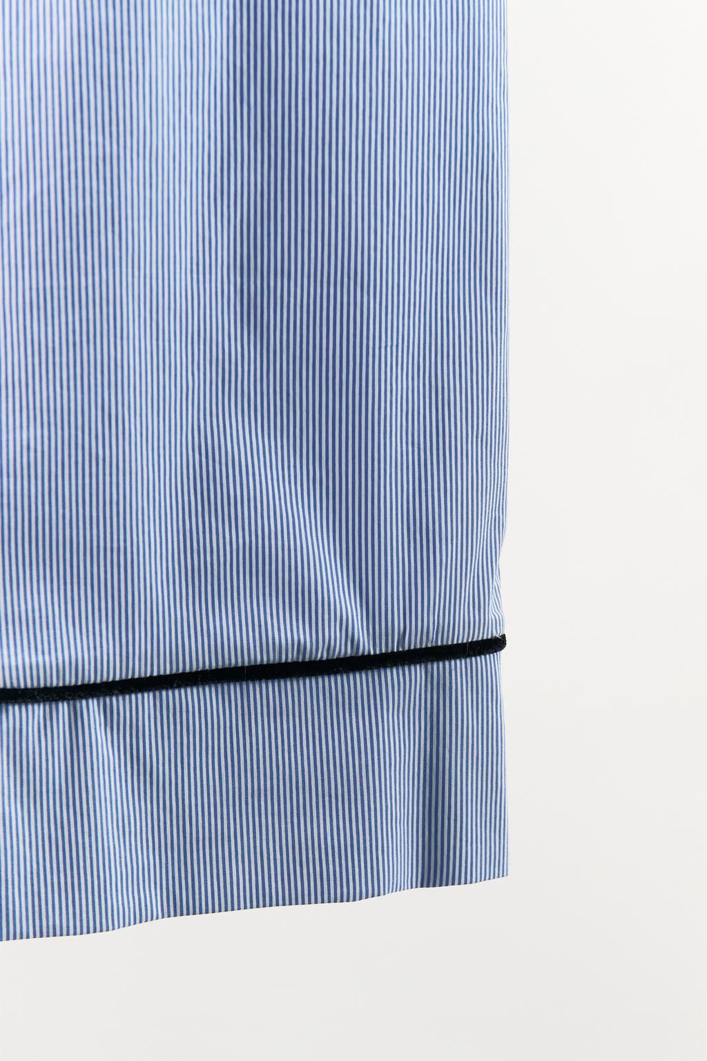 VELVET STRIPE PYJAMA BOTTOMS - Zara фото 6