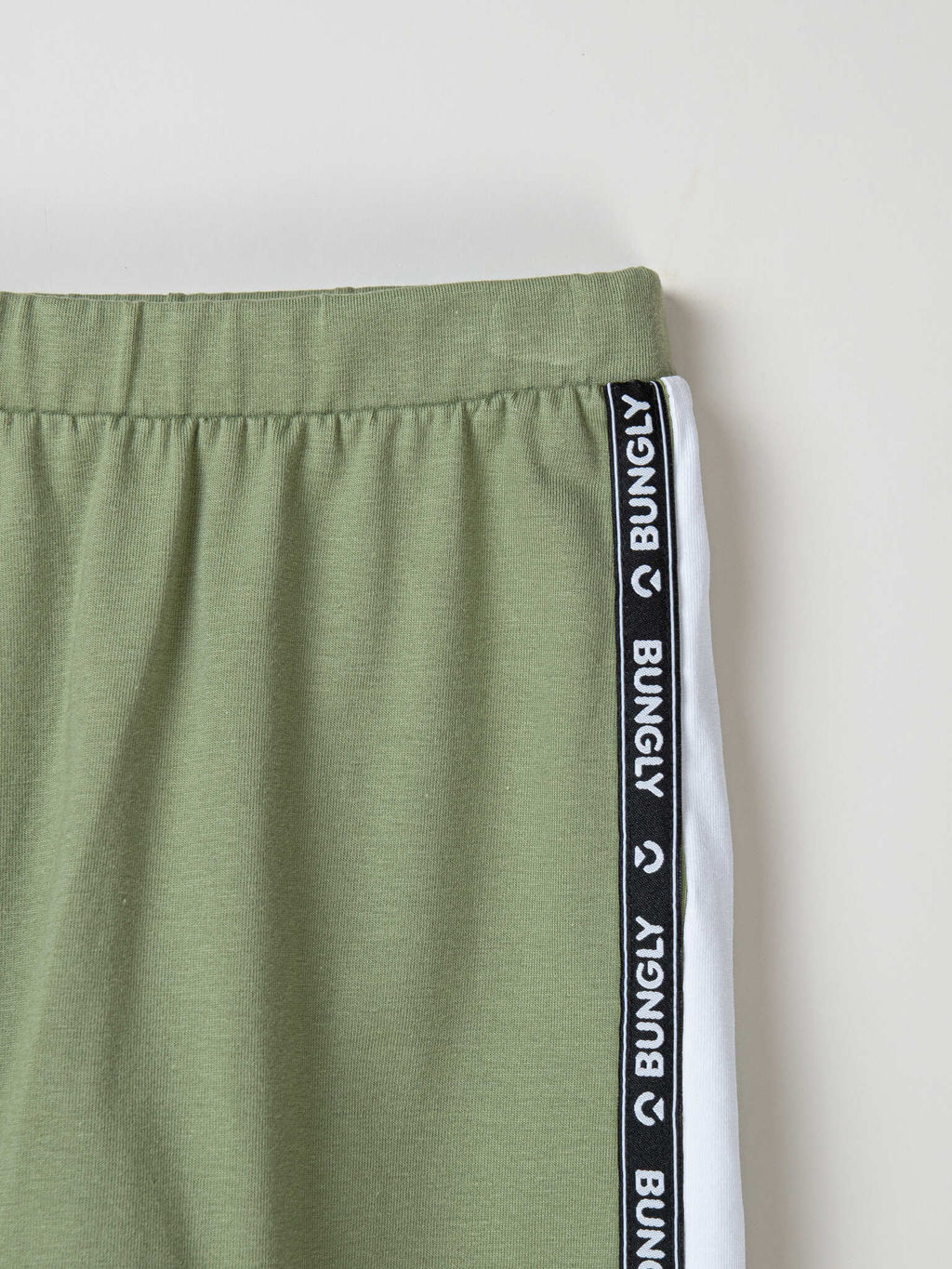 Брюки со спущенным шагом и лампасами Олива - Bungly фото 4