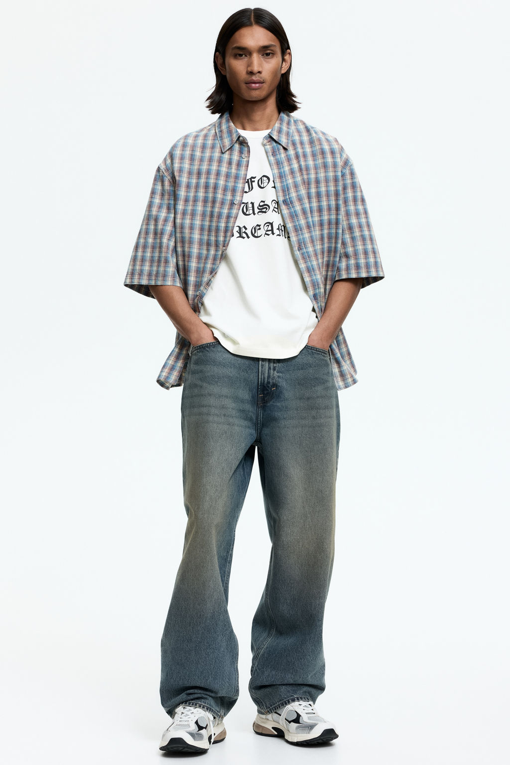 Camiseta sin mangas con motivo estampado Loose Fit - H&m фото 7